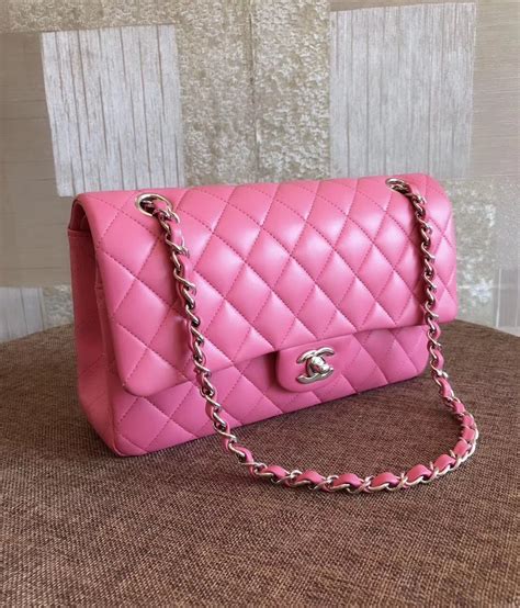 chanel flap outfit pink|chanel pink double flap bag.